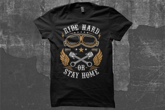 American Biker Ride Hard or Stay Home Graphics Review