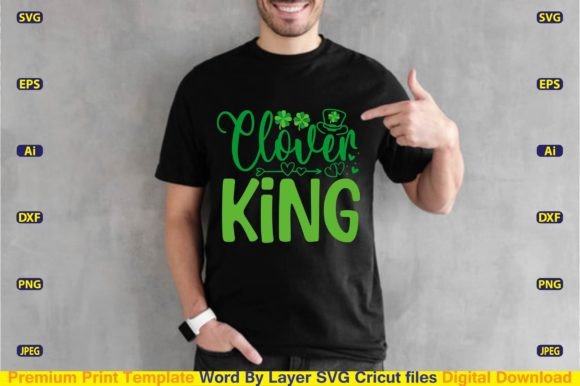 Clover King SVG: What It Really Looks Like Stitched Out