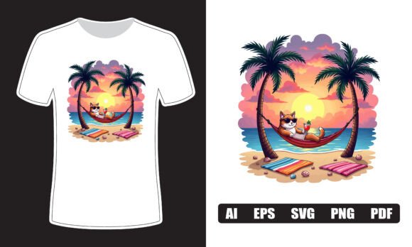 Cool Dog Island Escape: Graphics for T-Shirt Designs