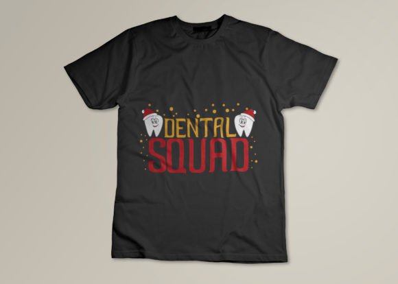 Dental Squad Christmas Tshirt Design SVG: Graphics for Festive T-Shirt Designs