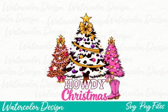 Howdy Christmas PNG: Graphics for T-Shirt Designs