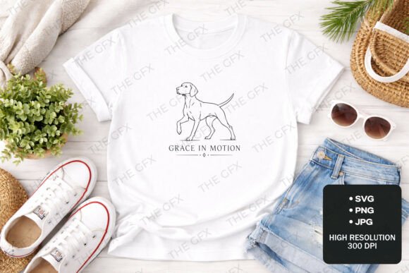 Italian Greyhound Dog SVG Design
