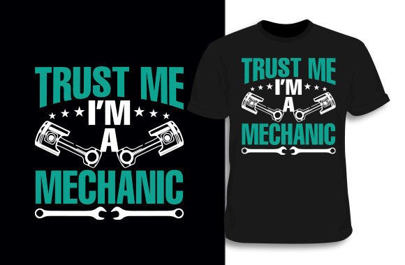 Mechanic T-shirt Design 1 Graphics & Motion Graphics Review
