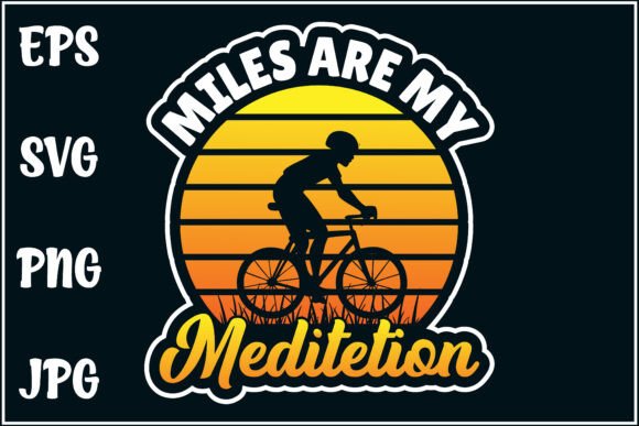 Meditation in Motion Fitness SVG: Graphics for T-Shirt Designs