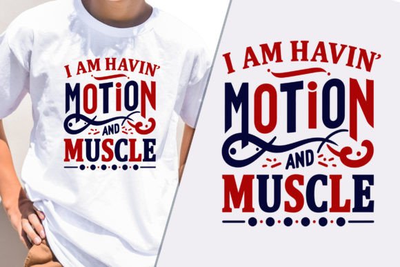 Motion & Muscle T-Shirt Design: Graphics for Brands
