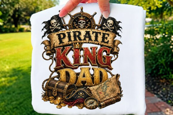 Pirate King Dad Graphics: A Motion Graphics Asset for Father’s Day